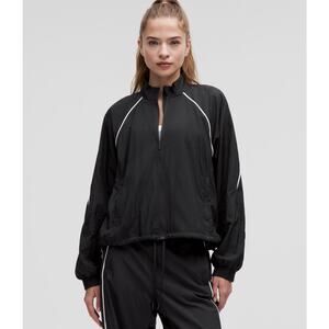 Lululemon NWT License to Train Lightweight Jacket Black Full Zip Athletic Fit